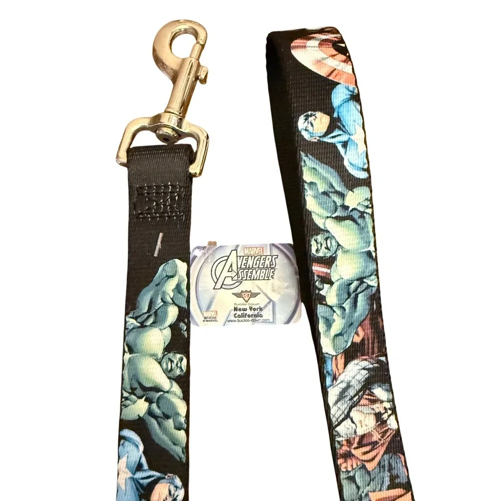 Marvel Avengers Assemble Dog Leash Captain America Hulk‎ Iron Man Thor